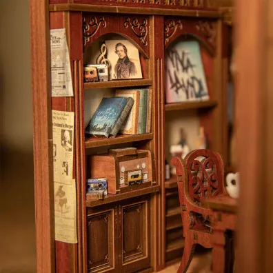 Puzzle Miniaturowy domek Book Nook Sekretny gabinet Habarri
