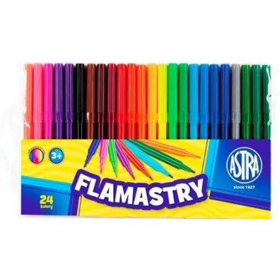 Astra Flamastry Felt-Tip Pens 24 szt.