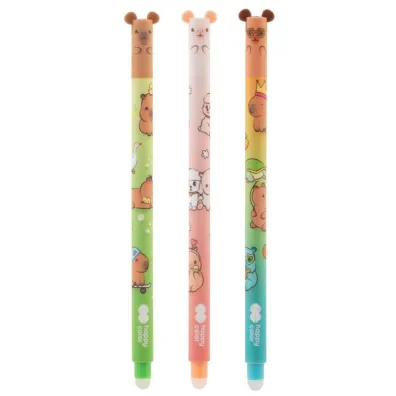 D�ugopis wymazywalny Happy Color Kapi Fun niebieski - Kapibara 0.5mm