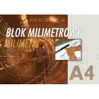 Kreska Blok milimetrowy A4 20 kartek