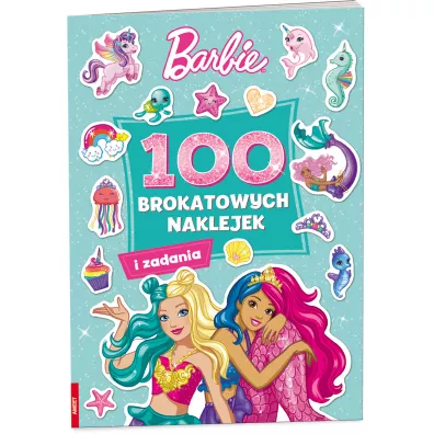 Barbie dreamtopia 100 Brokatowych naklejek