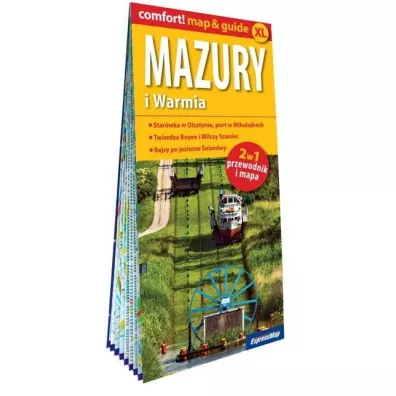 Comfort! map&guide Mazury i Warmia 2w1