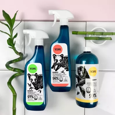 Yope Pyn do czyszczenia podg - Bambus Zestaw 3 x 1 l