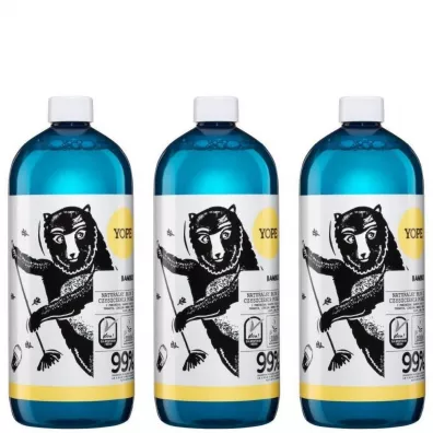 Yope Pyn do czyszczenia podg - Bambus Zestaw 3 x 1 l