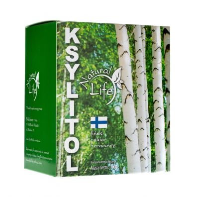 Natural Life Ksylitol fiński cukier brzozowy (4x250g) 1 kg