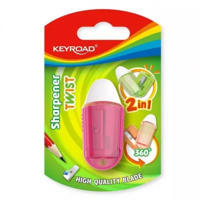 Keyroad Temper�wka plastikowa z gumk� pojedy�cza MIX