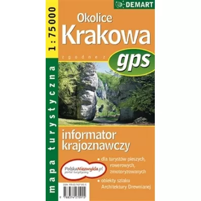 Mapa turystyczna Okolice Krakowa 1:75 000