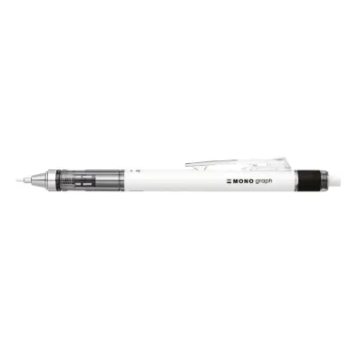 Tombow O��wek automatyczny Mono Graph Neon Colors white 0.7mm