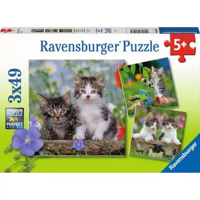 Puzzle 3 x 49 el. Kocita Ravensburger