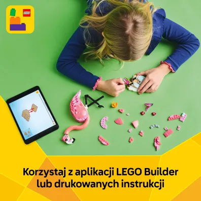 LEGO Creator 3 w 1 Dzikie zwierz�ta: r�owy flaming 31170