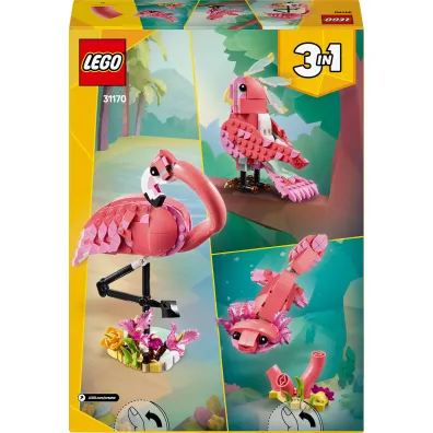 LEGO Creator 3 w 1 Dzikie zwierz�ta: r�owy flaming 31170