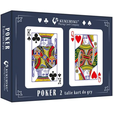 Karty pokerowe - zestaw KUKURYKU 4916