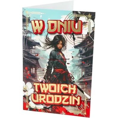 Yeku Karnet Urodziny Manga