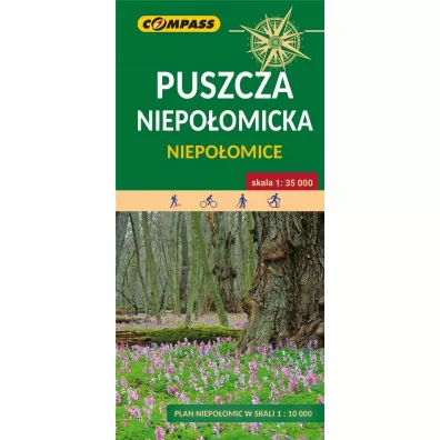 Mapa turystyczna Puszcza Niepo�omicka 1: 35 000
