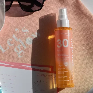 Alphanova Daily Sun Sun Glow, olejek do opalania SPF30 125 ml