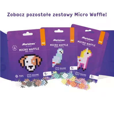Klocki micro waffle150 element�w Traktor