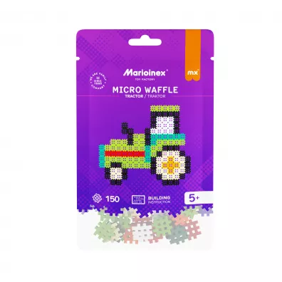Klocki micro waffle150 element�w Traktor