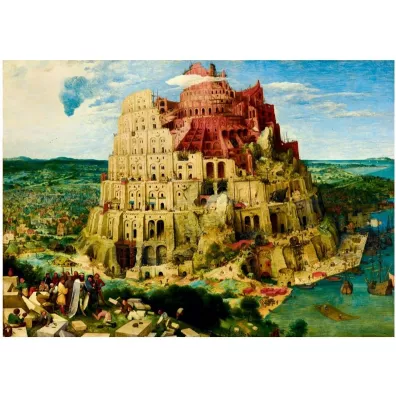 Puzzle 1000 el. Wiea Babel, Brueghel Bluebird Puzzle