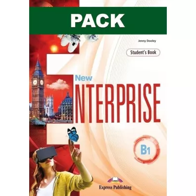 New Enterprise B1. Podr�cznik papierowy + DigiBook (kod) (edycja polska) - Jenny Dooley