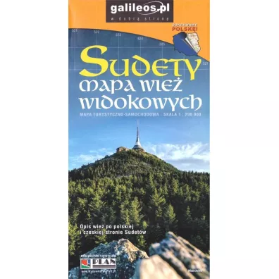 Sudety - mapa wie� widokowych- 1 : 200 000 - 2023