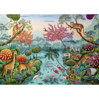 Puzzle 1000 el. Egzotyczny ogr�d, Raj Heye