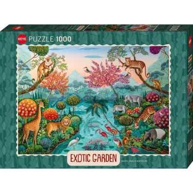 Puzzle 1000 el. Egzotyczny ogr�d, Raj Heye