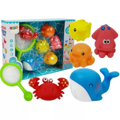 Zestaw do k�pieli zwierz�tka wodne LeanToys
