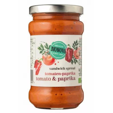Bionova Pasta pomidorowo - paprykowa 280 g Bio