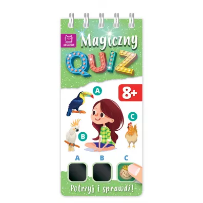 Ksi��ka Magiczny quiz 8-latka. Potrzyj i sprawd�! - Anna Podg�rska