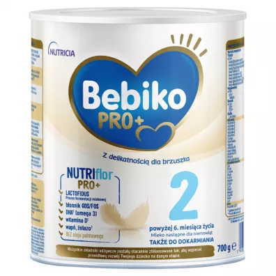 Bebiko Pro+ 2 Mleko nastpne dla niemowlt powyej 6. miesica ycia 700 g