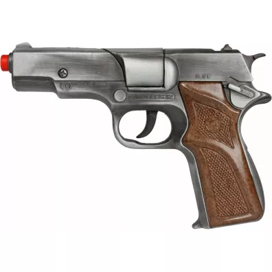 Metalowy pistolet na kapiszony 8 strzaw Gonher