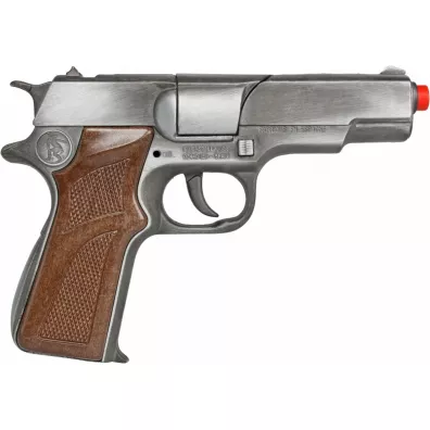 Metalowy pistolet na kapiszony 8 strzaw Gonher