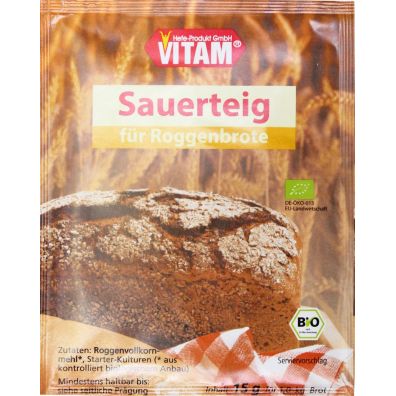 Vitam Zakwas chlebowy ytni w proszku 15 g Bio