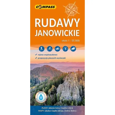 Rudawy Janowickie mapa laminowana skala 1 : 25 000
