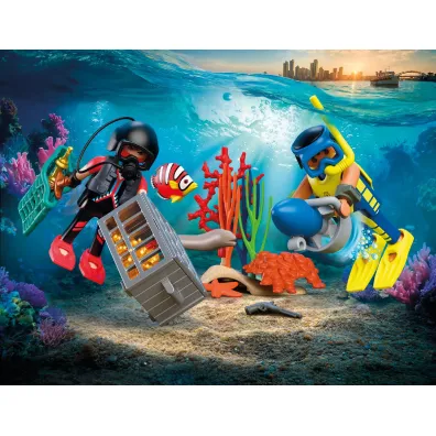 Playmobil City Action Nurek policyjny ze skarbem 72078