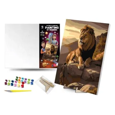 Qbee Malowanie po numerach - Kr�l Bestii 40x50cm