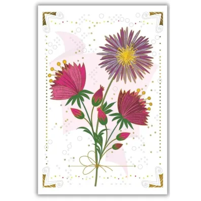 DaVinci Karnet 12x18cm + koperta Hibiskus