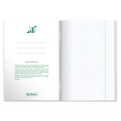 Herlitz Zeszyt A5 Eco PP Matematyka kratka 60 kartek