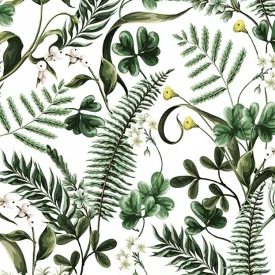 Serwetka Lunch Ferns and Green Leaves SDOG039701