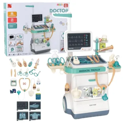 Zestaw doktora akcesoria medyczne RTG EKG 26el LeanToys