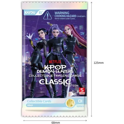 K-Pop Demon Hunters Classic Edition Gold Booster 1szt.mix