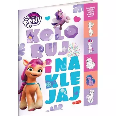 My Little Pony. Koloruj i naklejaj. Wydanie filmowe - Beata michowska