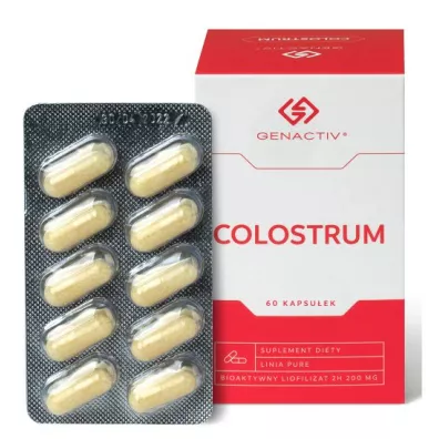 Genactiv Colostrum bovinum Suplement diety 60 kaps.