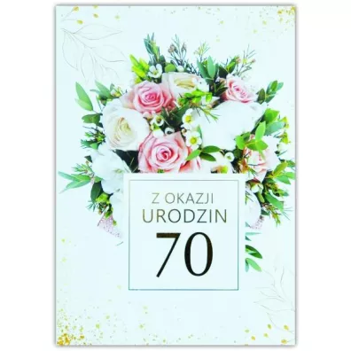 Kartka okolicznociowa Urodziny 70