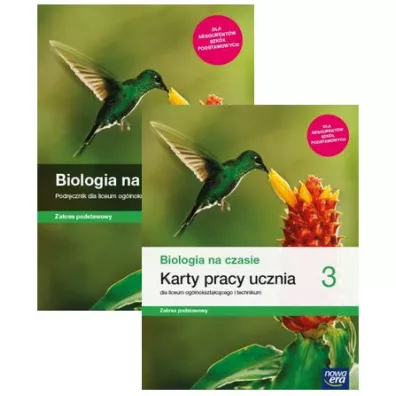Pakiet Biologia na czasie 3. Podrcznik i Karty pracy ucznia dla liceum oglnoksztaccego i technikum. Zakres podstawowy. Szkoy ponadpodstawowe - Barbara Januszewska-Hasiec, Jacek Pawowski, Jolanta Holeczek, Renata Stencel