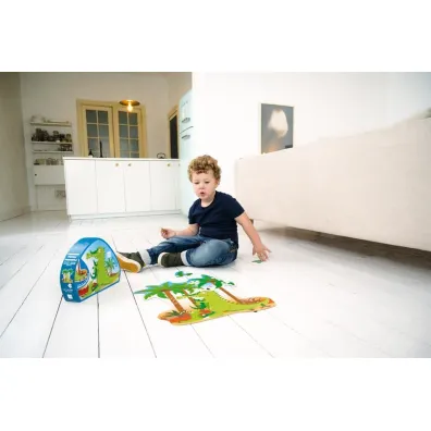 Puzzle konturowe 36 el. Krokodyl Scratch