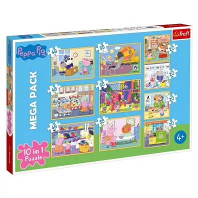 Puzzle Puzzle 10w1 �winka Peppa z przyjaci�mi Trefl