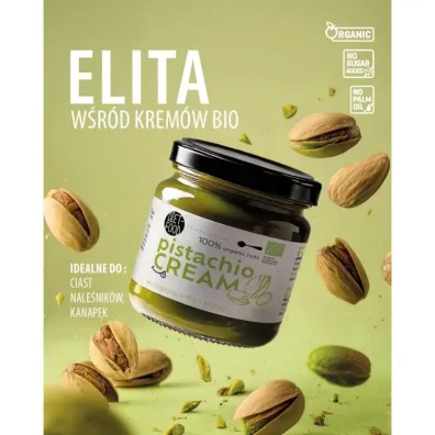 Diet-Food Krem pistacjowy bez dodatku cukru 180 g Bio