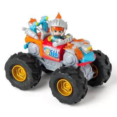 T-Racers Car + Power Trucks Mega Striker Magic Box