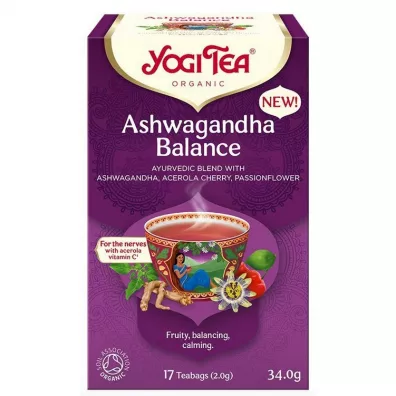 Yogi Tea Herbatka ajurwedyjska r�wnowaga z ashwagandh� (ashwagandha balance) 17 x 2.0 g Bio